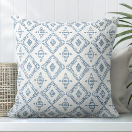 Hellblau und weiß dekorativ Kissen