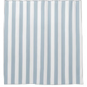 Hellblau und weiß, einfach gestrichen duschvorhang (Vorderseite)