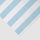 Hellblau und weiße Streifen Seidenpapier (Detail)