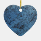 Hellblau Vintag Keramikornament (Vorne)