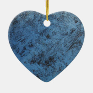 Hellblau Vintag Keramikornament