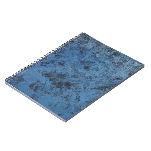 Hellblau Vintag Notizblock (Linke Seite)