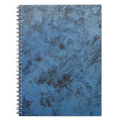 Hellblau Vintag Notizblock (Vorderseite)