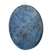 Hellblau vintage dartscheibe (Vorderseite rechts)