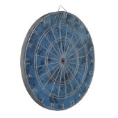 Hellblau vintage dartscheibe (Vorderseite Links)