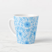 Hellblau Weiß Tie Dye Milchtasse (Linke Ecke)