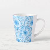 Hellblau Weiß Tie Dye Milchtasse (Rechts)