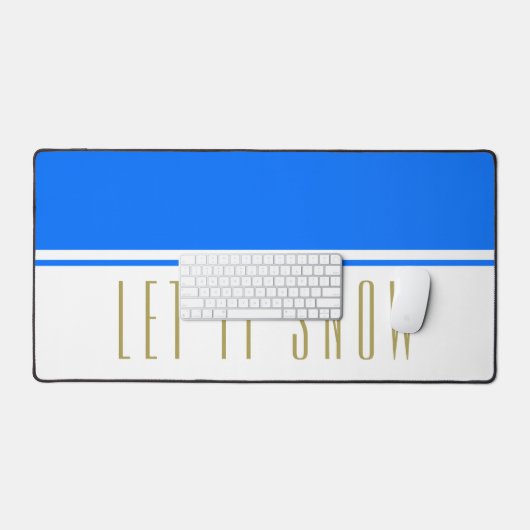 Hellblau, weißer Farbblock Spaß macht es möglich,  Schreibtischunterlage (Tastatur & Maus)