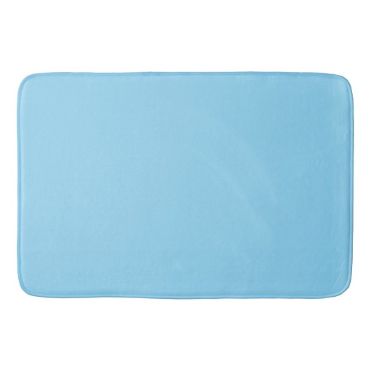 Hellblaue Badematte (Vorderseite)