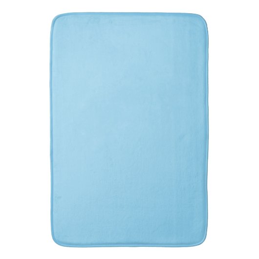 Hellblaue Badematte (Vorderseite Vertikal)