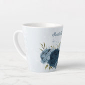 hellblaue Blume Milchtasse (Linke Ecke)