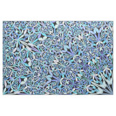 Hellblaue Blumenleben-Mandala Stoff (Fat Quarter (45,7 x 55,9 cm))