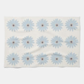 Hellblaue Daisy Geschirrtuch (Horizontal)