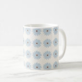 Hellblaue Daisy Kaffeetasse (VorderseiteRechts)