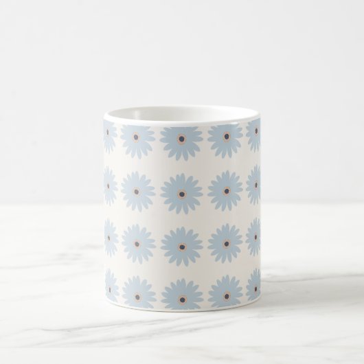Hellblaue Daisy Kaffeetasse (Mittel)