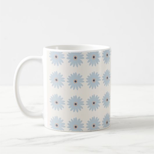 Hellblaue Daisy Kaffeetasse (Links)