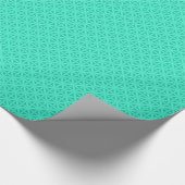 Hellblaue Dekoration Geschenkpapier (Ecke)