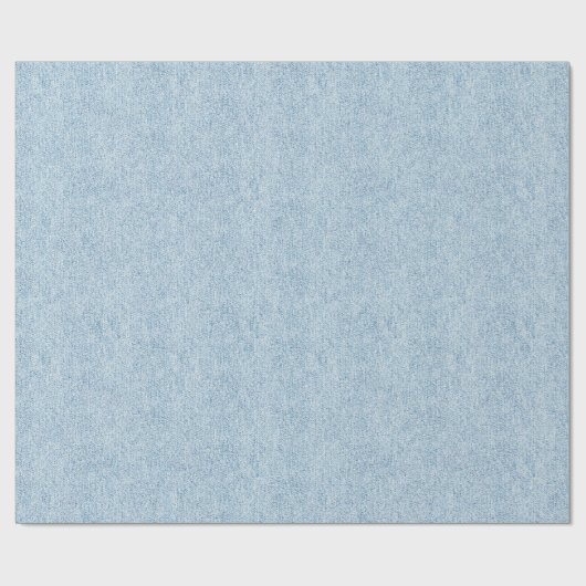 Hellblaue Denim-Beschaffenheit Geschenkpapier (Flach)