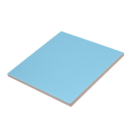 Hellblaue Farbe Fliese (Seite)