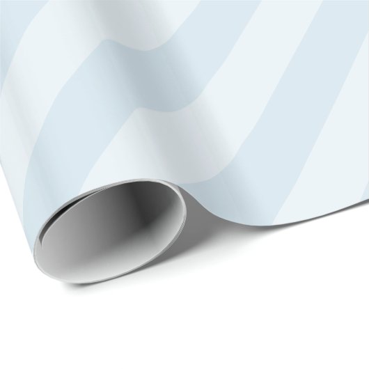 Hellblaue Farbtöne, klassisch gestreift Geschenkpapier (Rolleneckpunkt)
