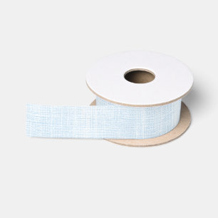 Hellblaue Faux-Linene Hochzeitsdusche Satinband