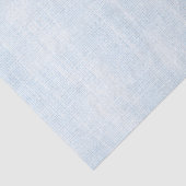 Hellblaue Faux-Linene Hochzeitsdusche Seidenpapier (Ausschnitt)