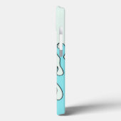 Hellblaue Flamme Case-Mate iPhone Hülle (Rückseite / Links)