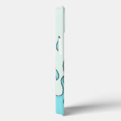 Hellblaue Flamme Case-Mate iPhone Hülle (Rückseite / Rechts)