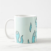 Hellblaue Flamme Kaffeetasse (Links)