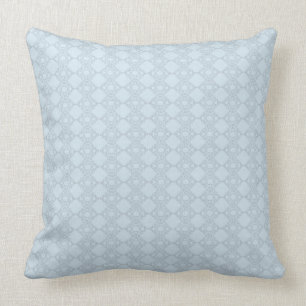 Hellblaue französische Krockette Polyester Throw  Kissen