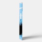 Hellblaue Grafik Case-Mate iPhone Hülle (Rückseite / Rechts)