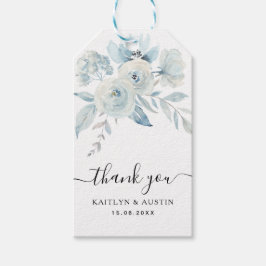 hellblaue Hochzeitsgeschenke Geschenkanhänger