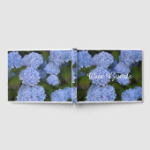 Hellblaue Hortensien Gästebuch (Voll)