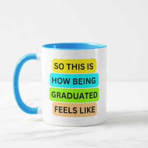 Hellblaue Kombinations-Tasse SO_THIS_IS_HOW_BEING_ Tasse
