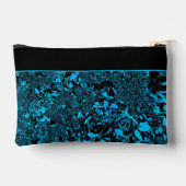 Hellblaue Kosmetiktasche Zubehörtasche (Rückseite)