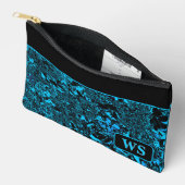 Hellblaue Kosmetiktasche Zubehörtasche (Offen)