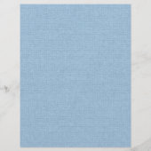 Hellblaue Leinenstofftextur Briefbogen (Rückseite)