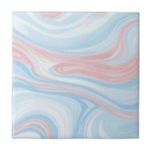 Hellblaue Marmorfliese - Pastellblaue Keramik Tile Fliese (Vorderseite)