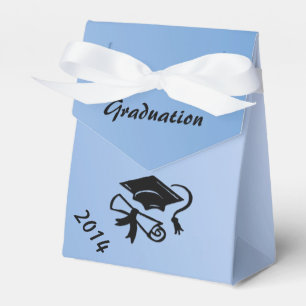 Hellblaue personalisierte Gefälligkeitsbox zur Abs Geschenkschachtel
