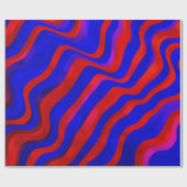 Hellblaue, rote Textur mit trockenen Linien. Gradi Geschenkpapier (Flach)