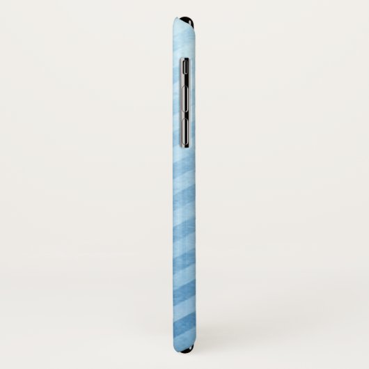 Hellblaue Schmutz-Streifen Case-Mate iPhone Hülle (Hinten/Links)