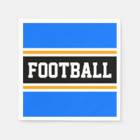 Hellblaue Schwarz-weiß-gelbe FUSSBALLstreifen