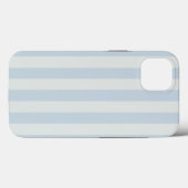Hellblaue Streifen Case-Mate iPhone Hülle (Rückseite (Horizontal))