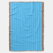 Hellblaue Streifen Decke (Vorderseite Vertikal)