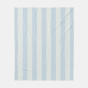 Hellblaue Streifen Fleecedecke