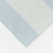 Hellblaue Streifen Fleecedecke (Ecke)