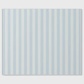 Hellblaue Streifen Geschenkpapier (Flach)