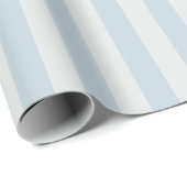Hellblaue Streifen Geschenkpapier (Rolleneckpunkt)