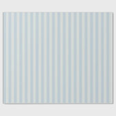 Hellblaue Streifen Geschenkpapier (Flach)