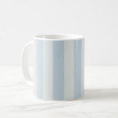 Hellblaue Streifen Kaffeetasse (Vorderseite Links)